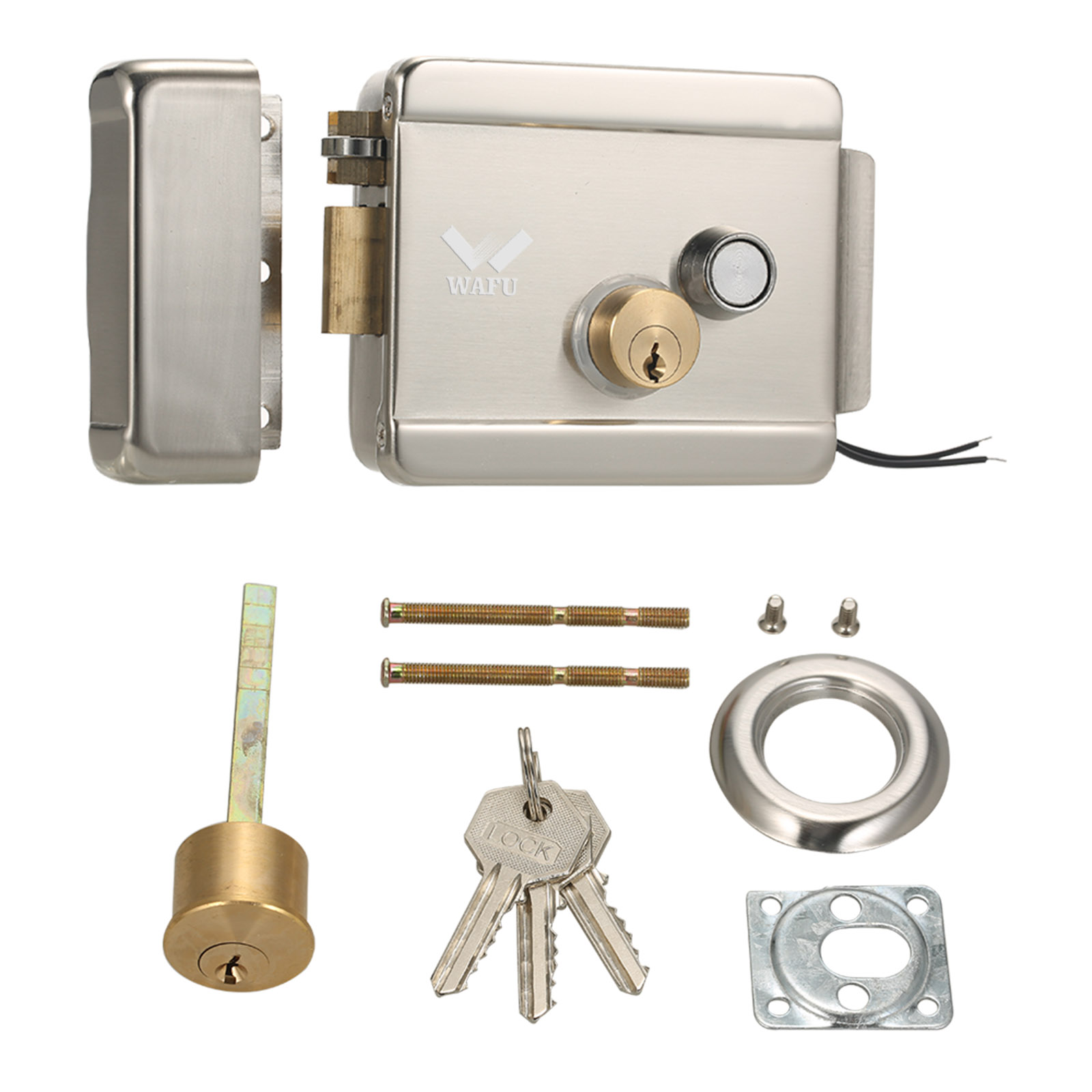 Home Security Gate - WAFU 스마트 전기 게이트 문짝 잠금