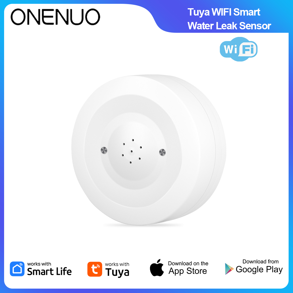 Home Security Devices - ONENUO WiFi Tuya 누수 센서 홍수