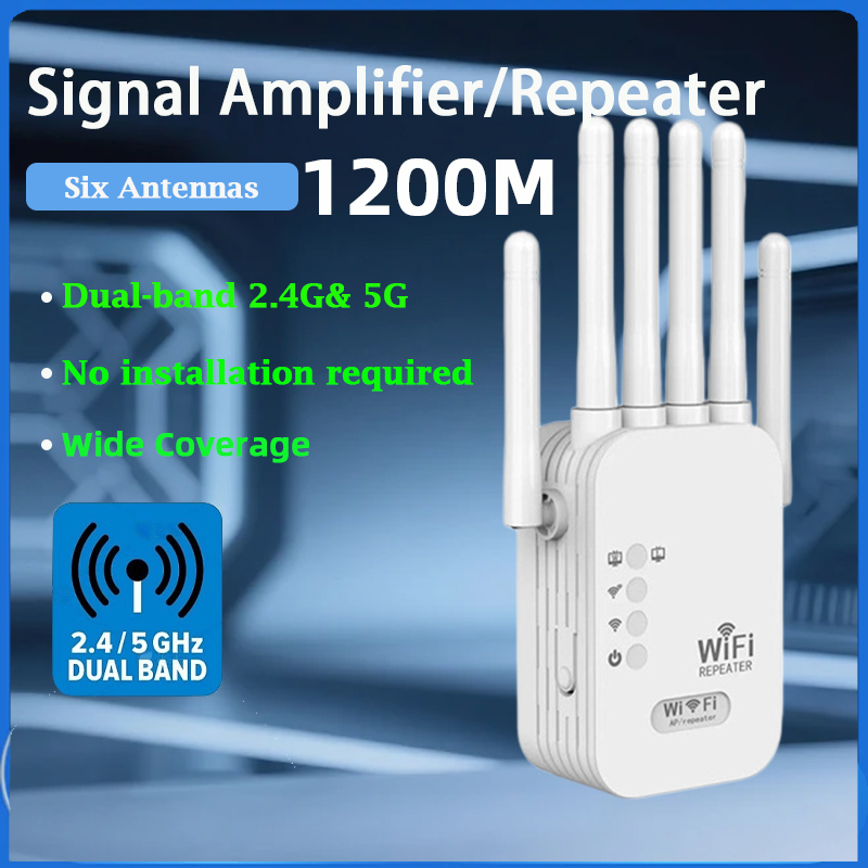 Home Security Wireless - KATORD 1200Mbps 무선 WiFi 리피터 2.4G&5G