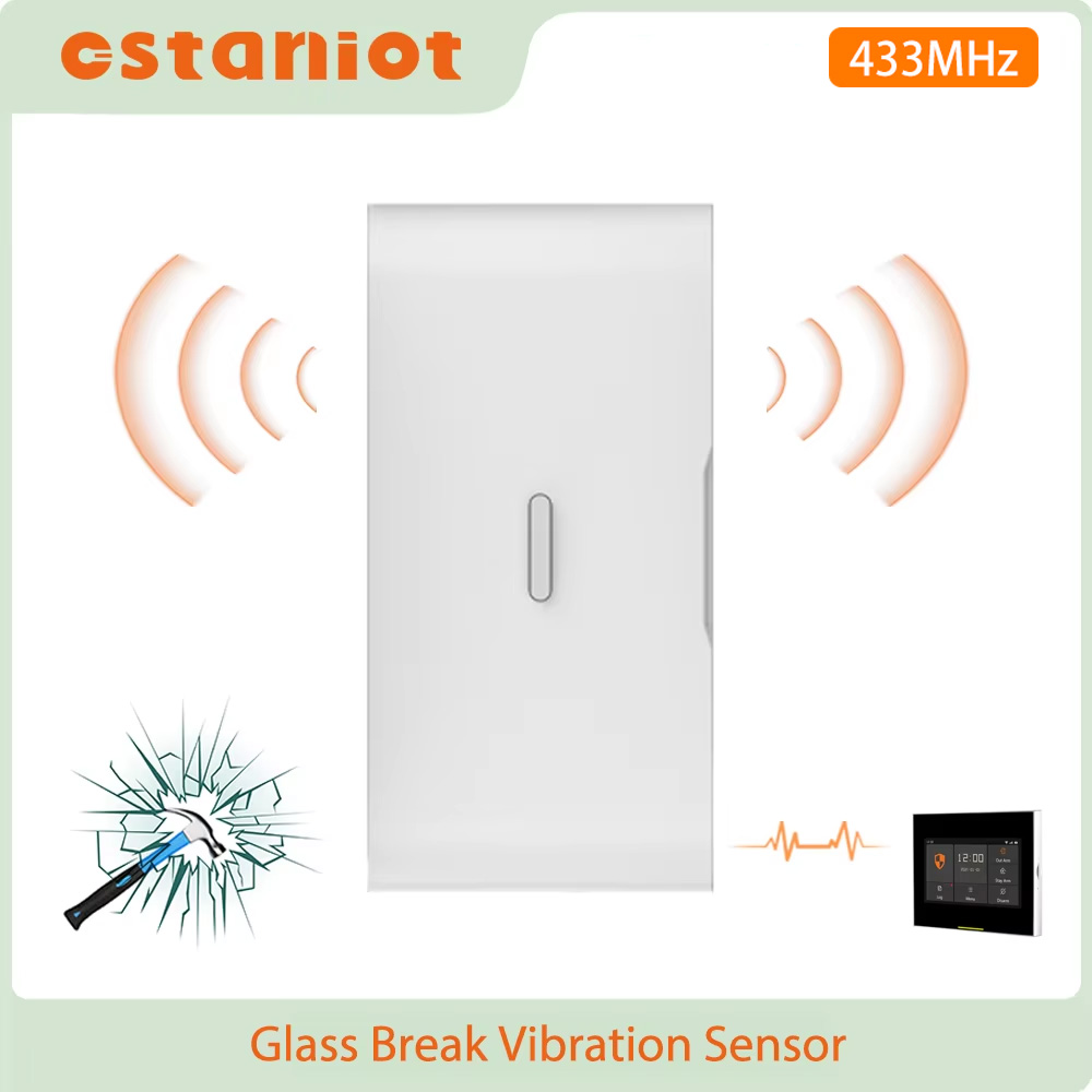Home Security Gate - 스테니오타 433MHz EV1527 무선 진동 유리
