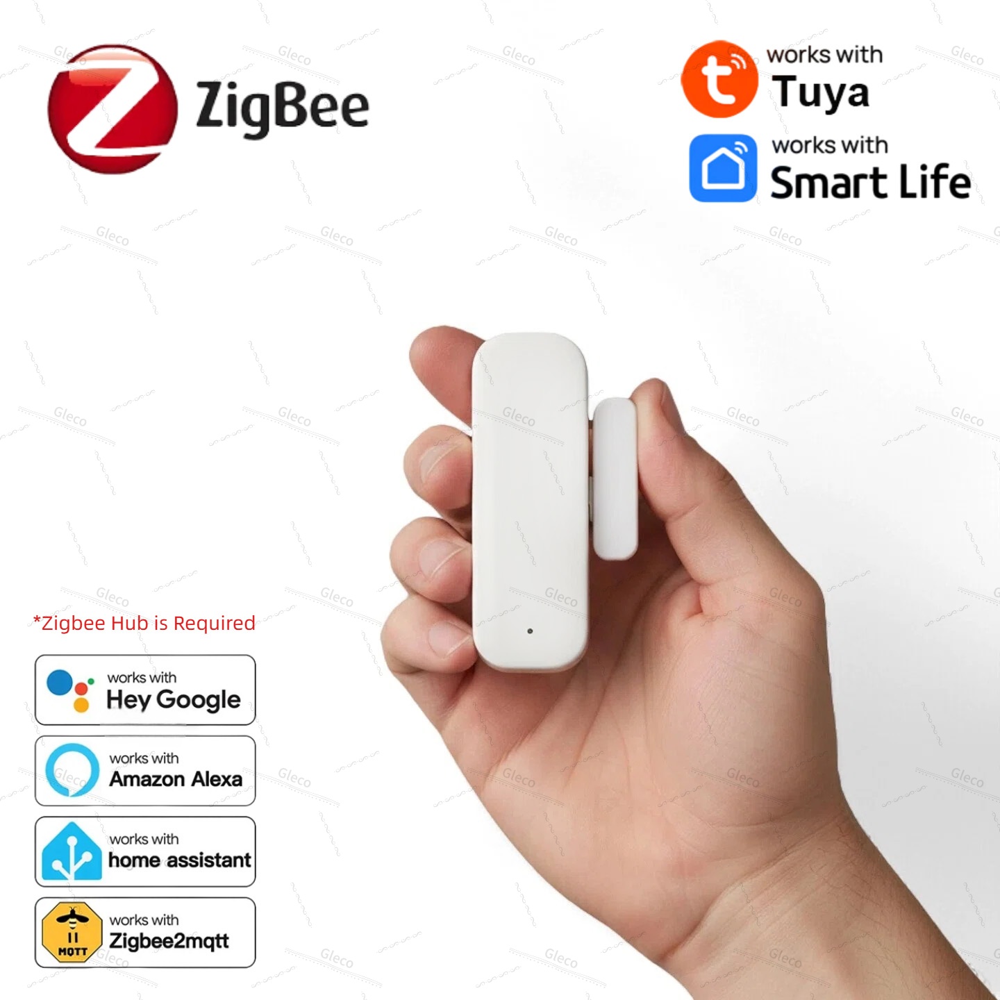 Home Security Gate - Tuya Zigbee 도어 윈도우 센서 알람