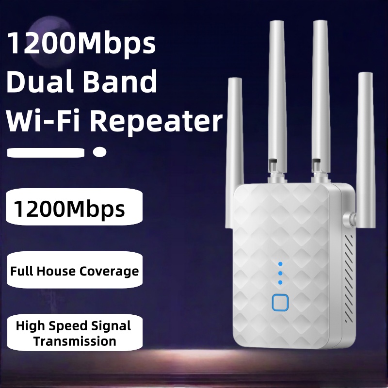 1200Mbps 듀얼 밴드 WiFi 리피터 2.4G/5 - Home Security Wireless 리뷰 및 가격