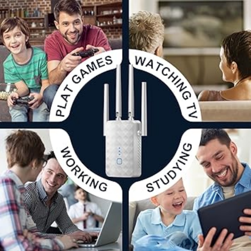 1200Mbps 듀얼 밴드 WiFi 리피터 2.4G/5 - Home Security Wireless 리뷰 및 가격