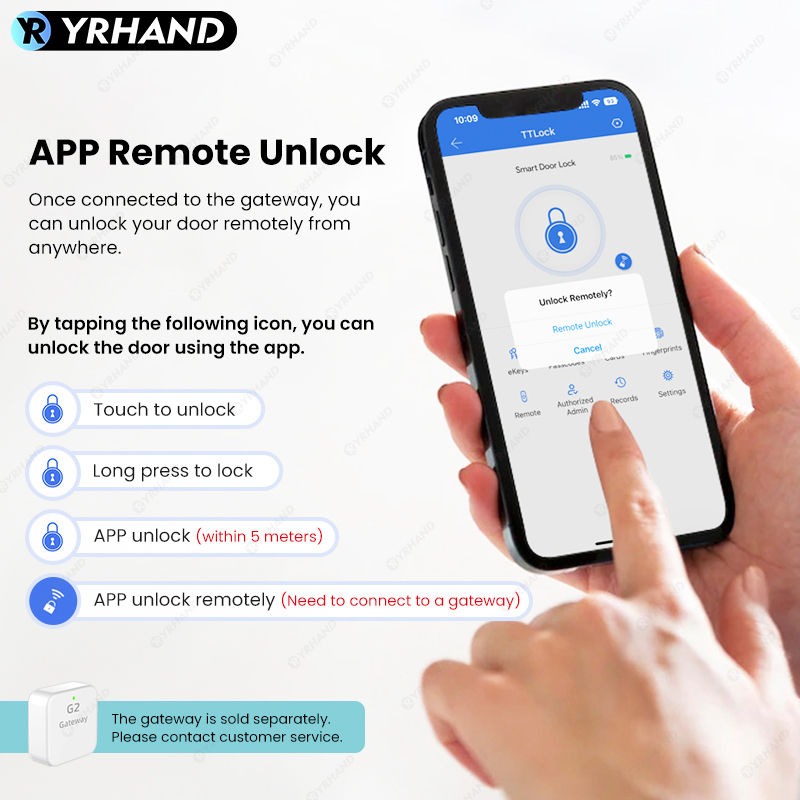 블루투스 TTLock 앱 지문 잠금 장치 Cerradu - Home Security Battery 리뷰 및 가격