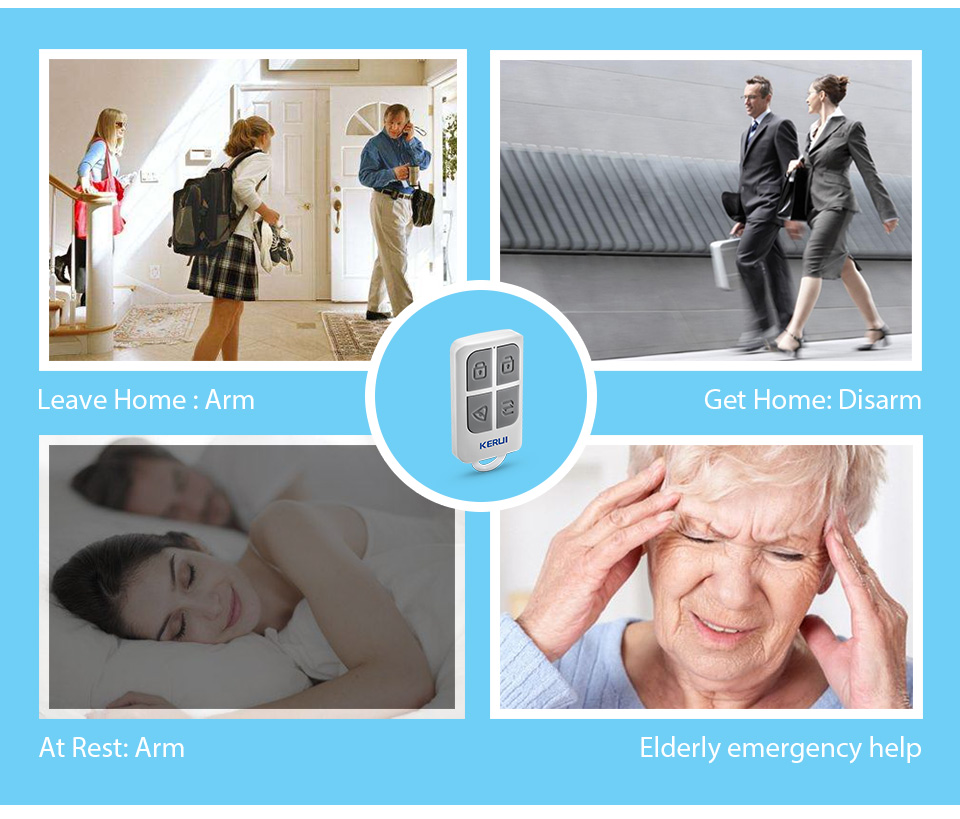 KERUI 무선 고성능 휴대용 원격 제어 키 체인, 와 - Home Security Devices 리뷰 및 가격