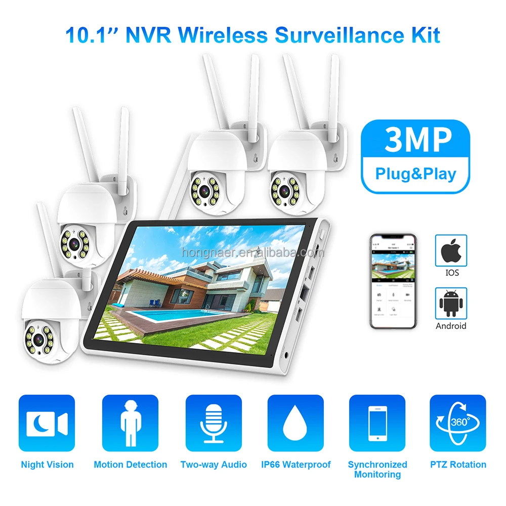2026 홍나르 3MP 4채널 WiFi 홈 IP 10. - Home Security Wireless 리뷰 및 가격