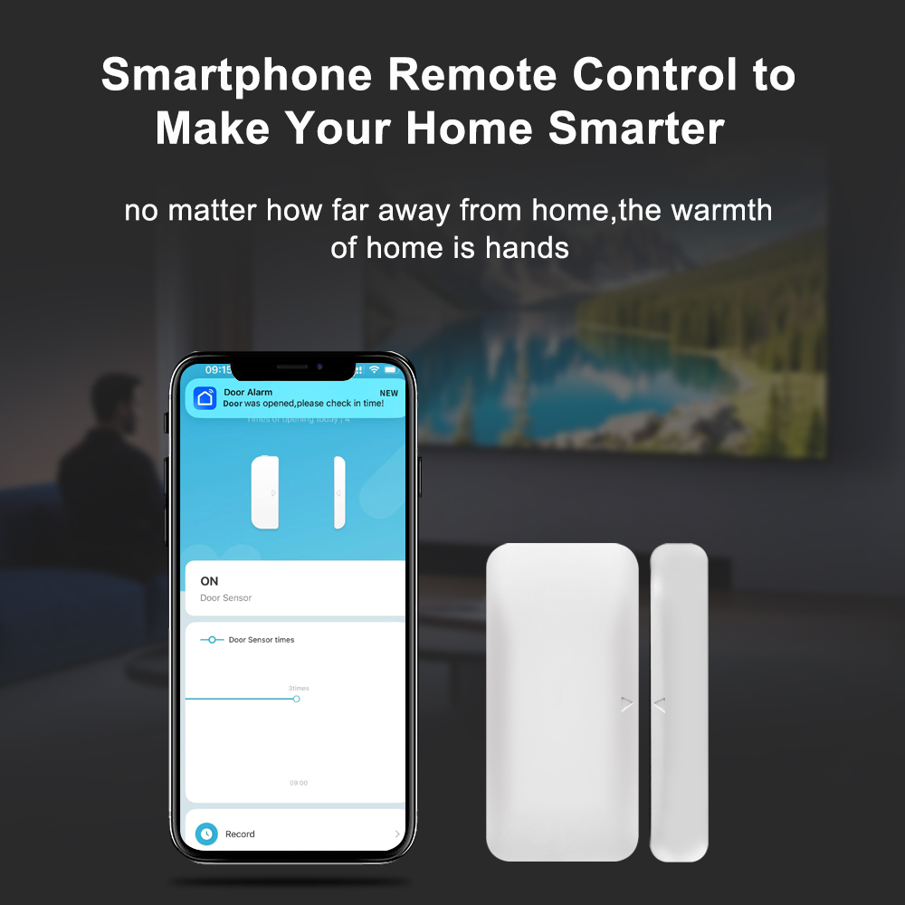 Tuya Zigbee 무선 도어 윈도우 센서 미니 스마 - Home Security Gate 리뷰 및 가격