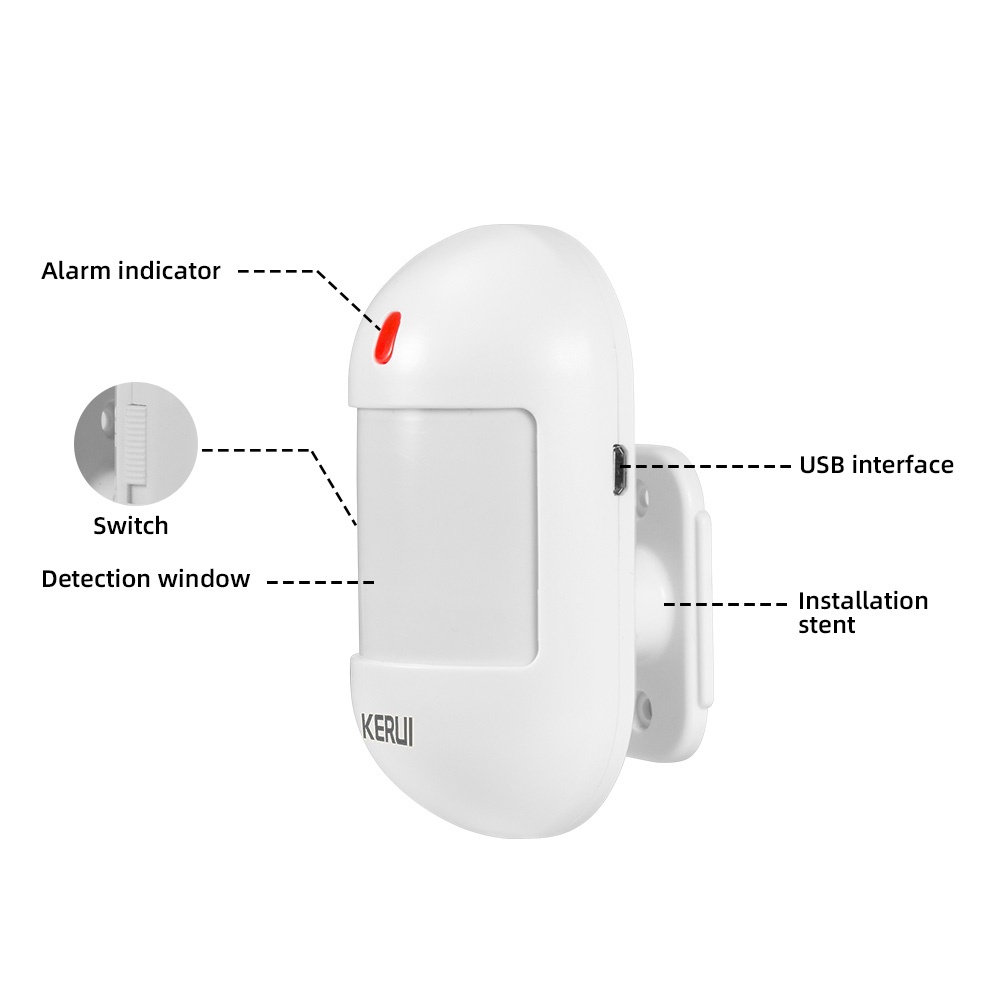 KERUI 무선 PIR 모션 센서 W202 W181 홈 - Home Security Battery 리뷰 및 가격