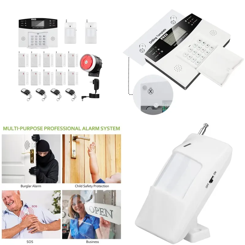 주택 도난 경보기 키트 자동 다이얼 120dB 사이렌  - Home Security Wireless 리뷰 및 가격