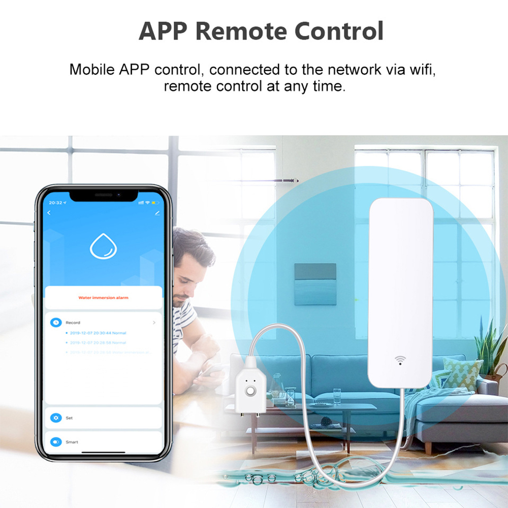Tuya WiFi 누수 센서, 누수 감지기, Smart - Home Security Devices 리뷰 및 가격