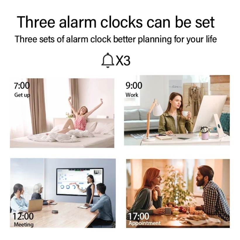 15W 무선 충전기 시간 알람 시계 LED 야간 조명  - Home Security Wireless 리뷰 및 가격