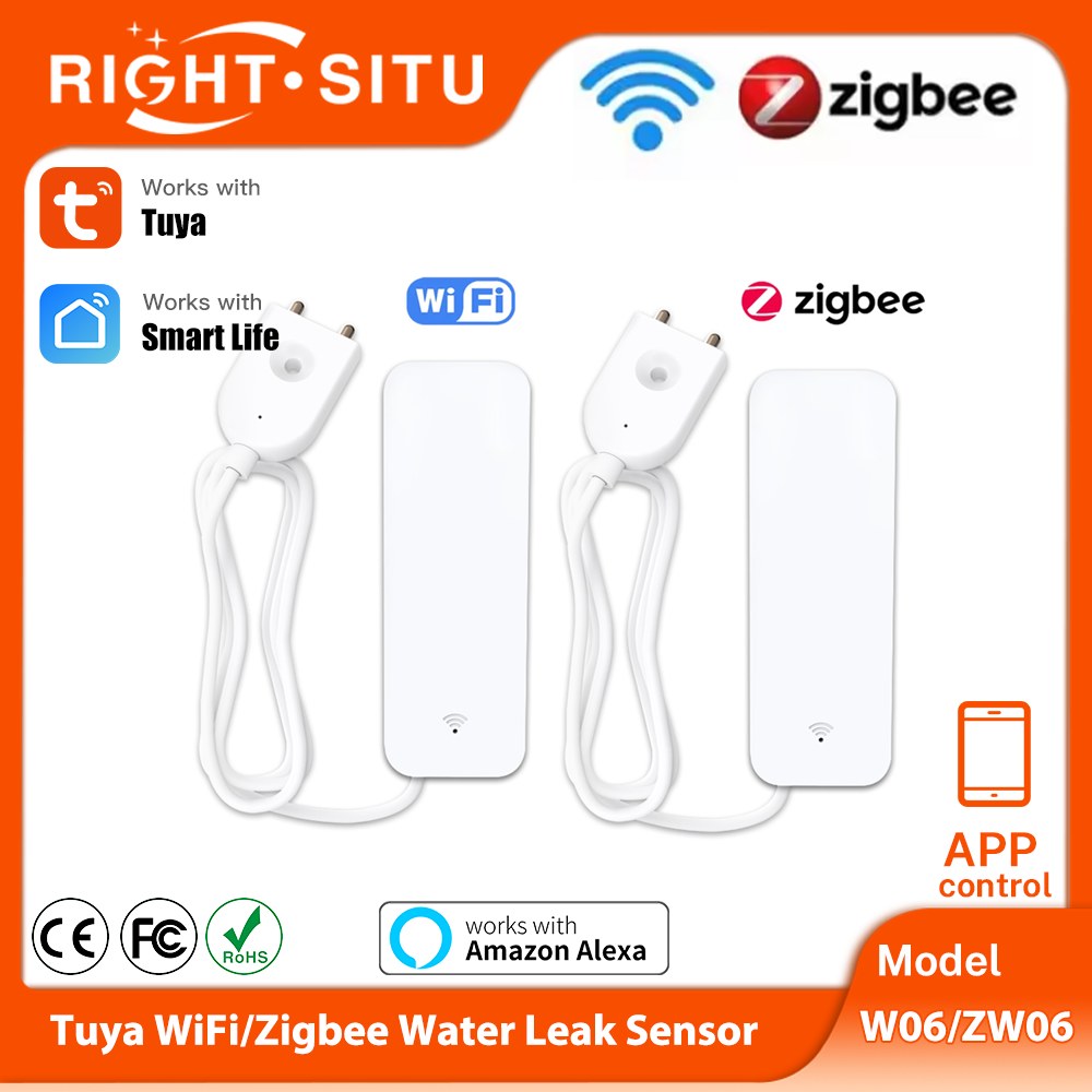 Tuya WiFi Zigbee 물 센서 스마트 누수 감 - Home Security Devices 리뷰 및 가격