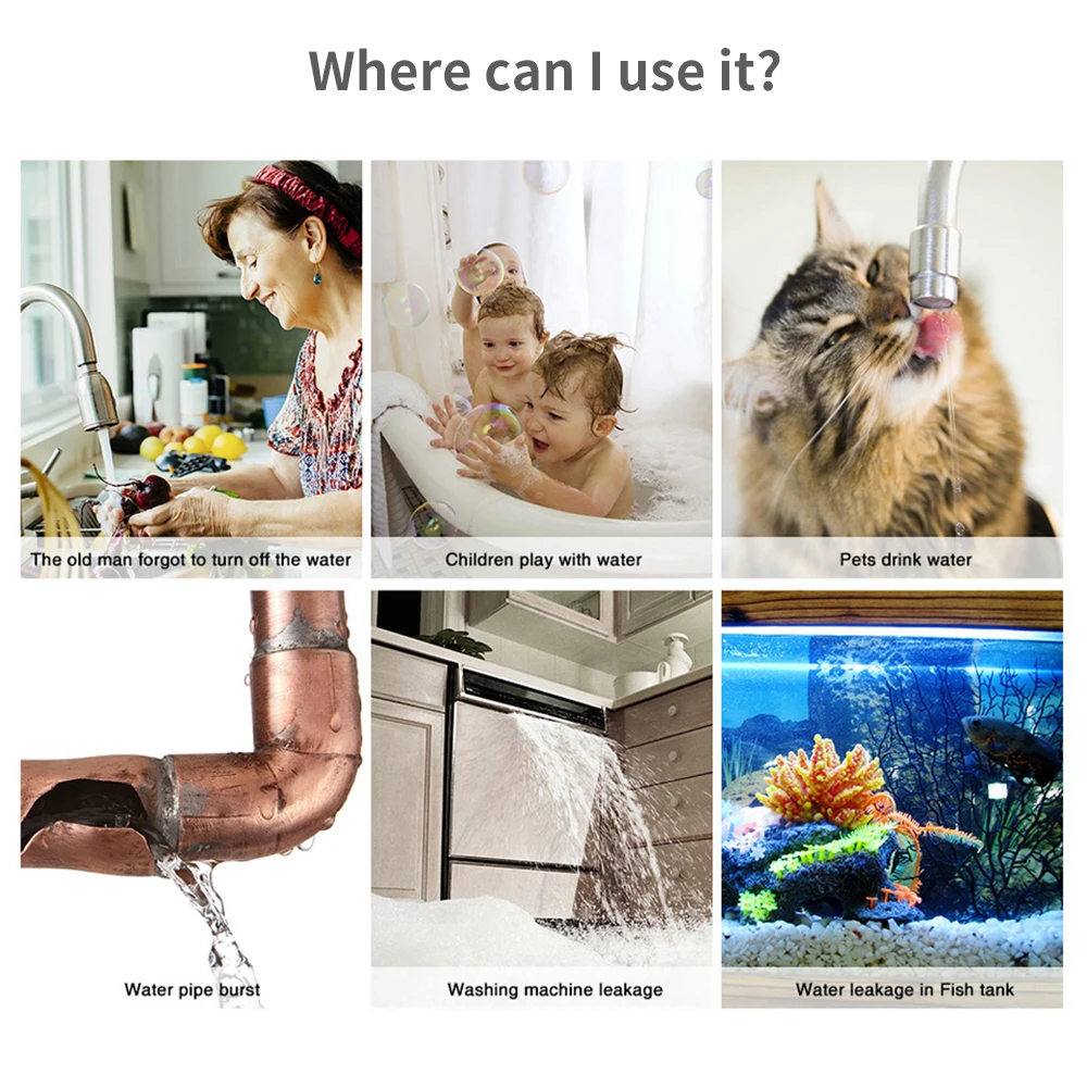 Tuya WiFi Zigbee 물 센서 스마트 누수 감 - Home Security Devices 리뷰 및 가격