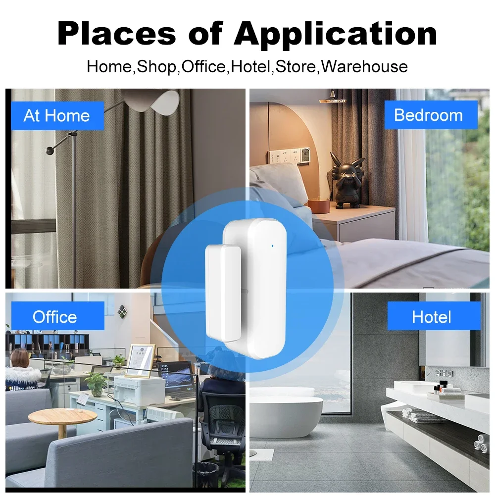 ZigBee 도어 윈도우 센서 게이트 개방 감지기 Tu - Home Security Gate 리뷰 및 가격