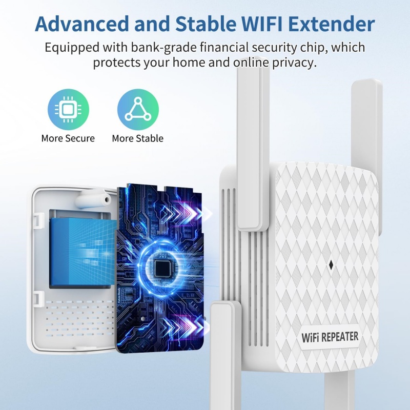1200Mbps 무선 Wifi 익스텐더 Wifi 리피터 - Home Security Wireless 리뷰 및 가격