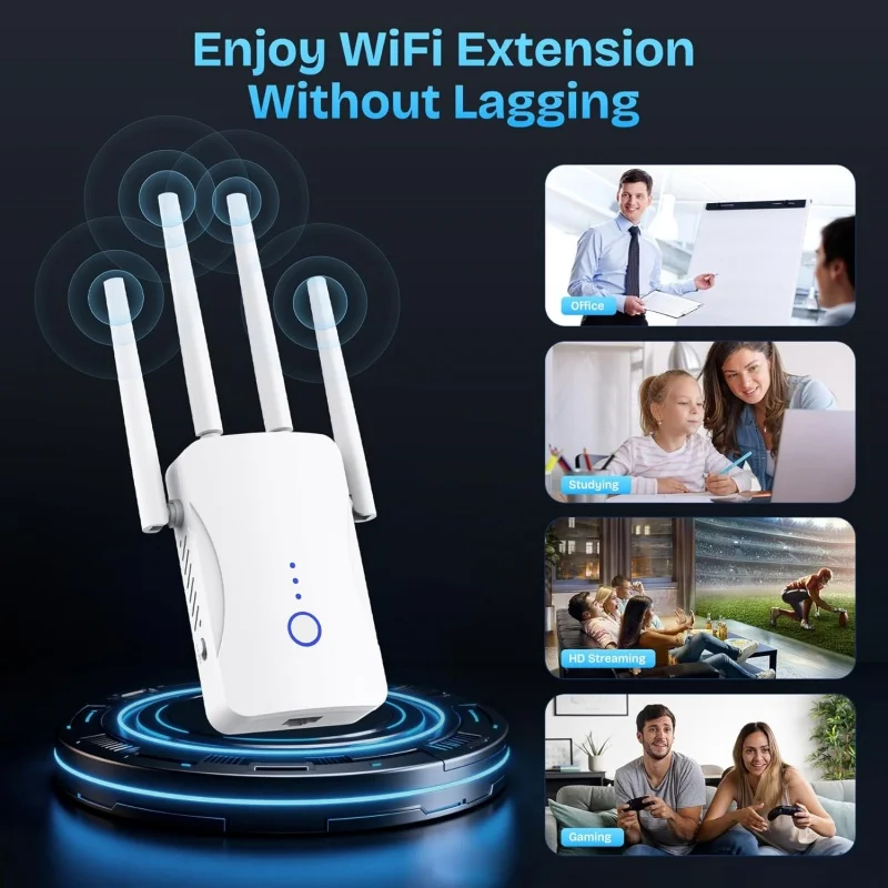 1200Mbps 듀얼 밴드 WiFi 리피터 무선 2.4 - Home Security Wireless 리뷰 및 가격