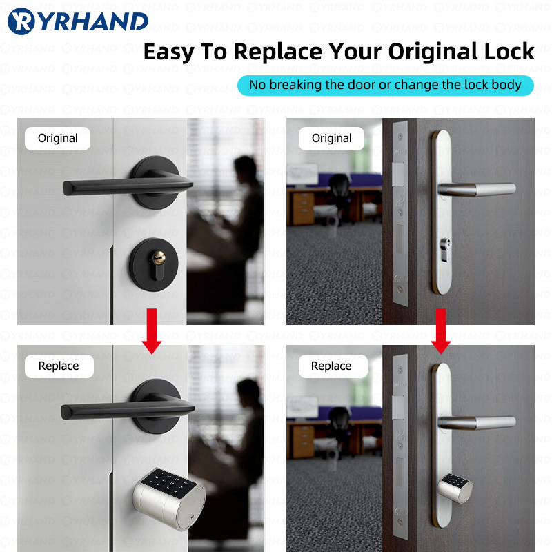 스마트 유로 원통형 도어락 ttlock 앱 키리스 보안 - Home Security Gate 리뷰 및 가격