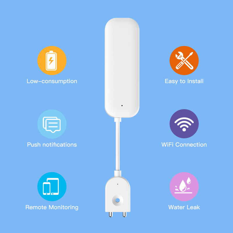 Tuya WiFi ZigBee 워터 센서 누출 경보 홍 - Home Security Devices 리뷰 및 가격