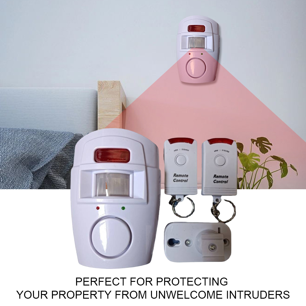 2개의 리모컨이 포함된 무선 모션 센서 알람 PIR 경 - Home Security Battery 리뷰 및 가격