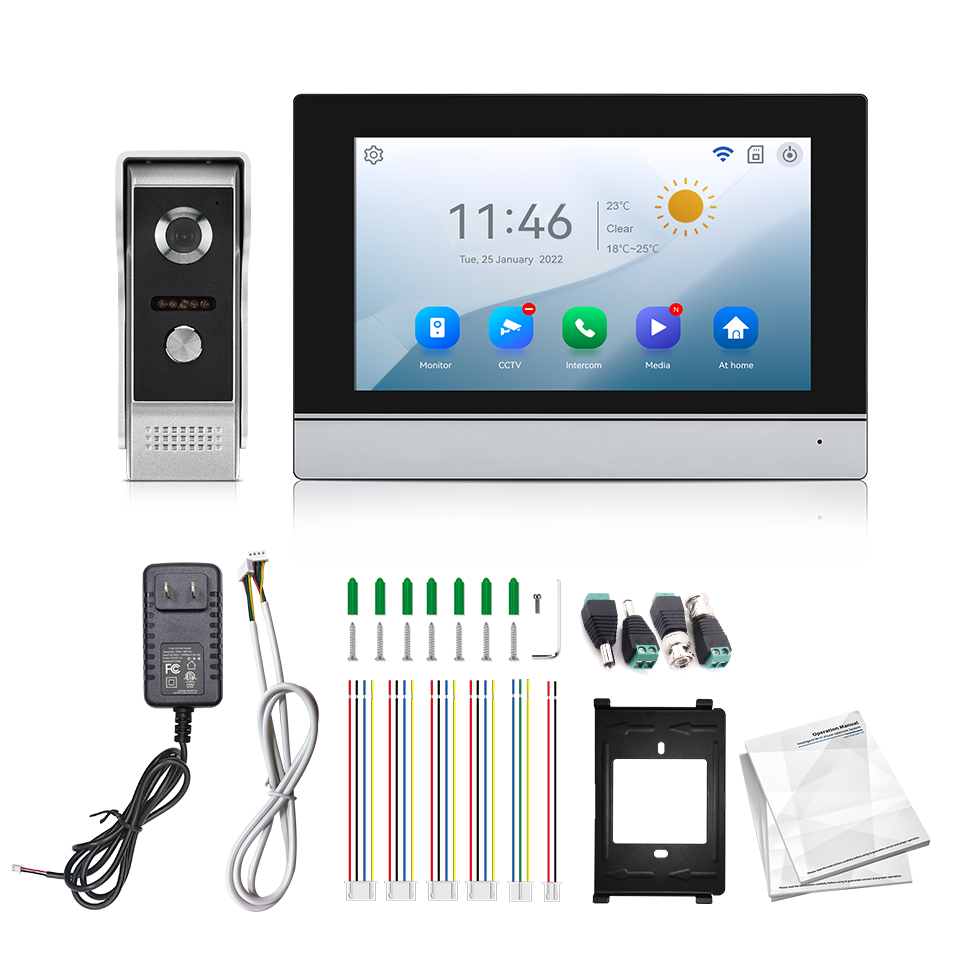 7인치 IPS 스크린 2MP 투야 원격 제어 WIFI  - Home Security No Wifi Needed 리뷰 및 가격