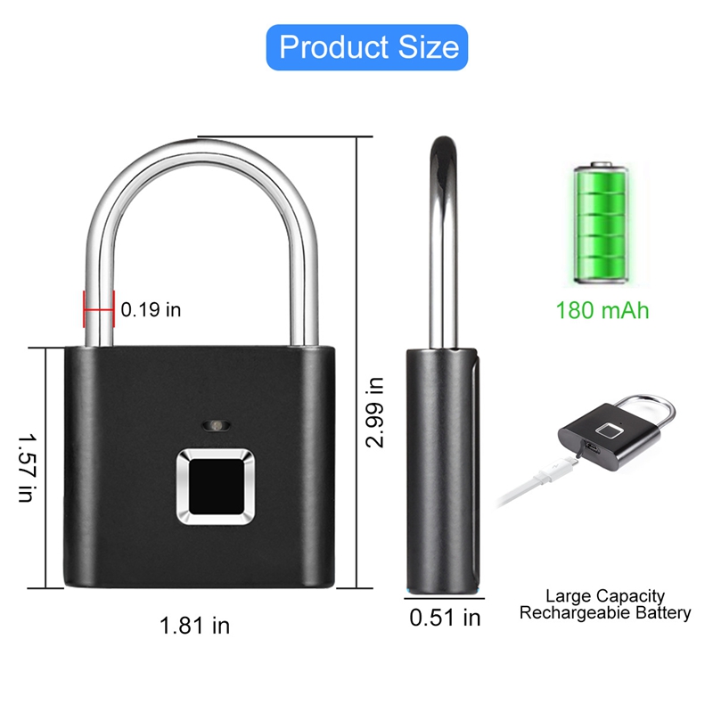 생체 인식 도어락, 열쇠 없는 지문 자물쇠, 보안 지문 - Home Security Battery 리뷰 및 가격