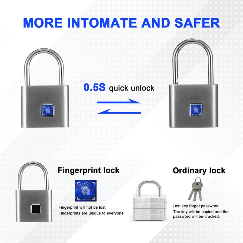 생체 인식 도어락, 열쇠 없는 지문 자물쇠, 보안 지문 - Home Security Battery 리뷰 및 가격