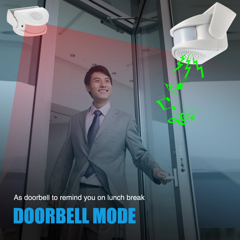 32 노래 환영 적외선 차임 초인종 무선 조절 가능한  - Home Security Gate 리뷰 및 가격