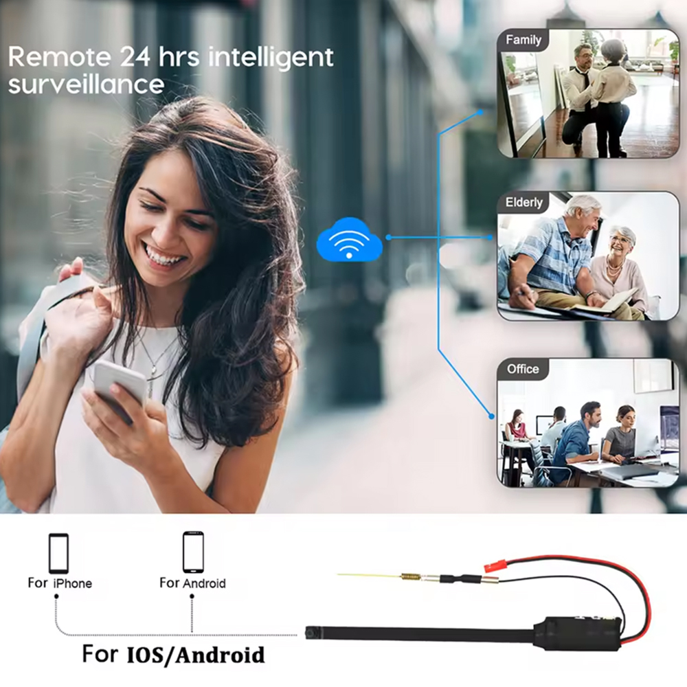 DIY WiFi 미니 카메라 모듈 모션 DV 1080P - Home Security No Wifi Needed 리뷰 및 가격