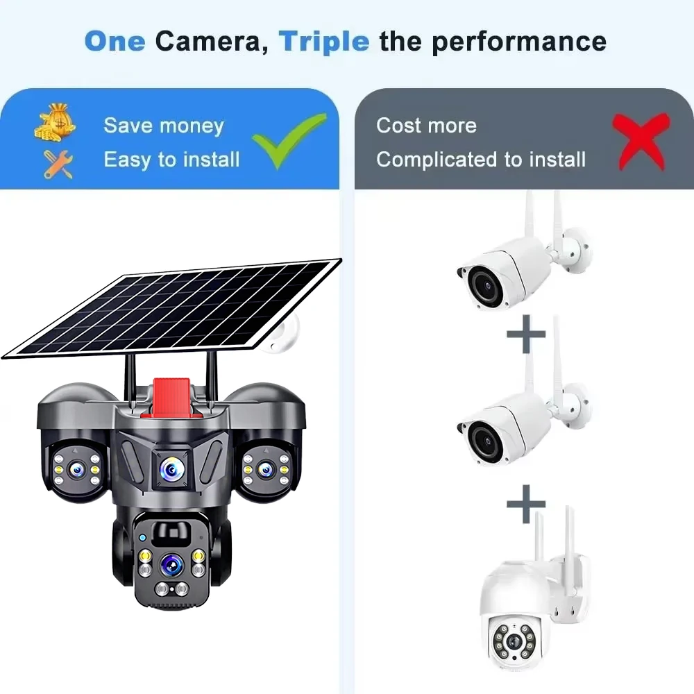 KERUI 야외 PTZ 6MP 4G SIM WIFI 태 - Home Security Battery 리뷰 및 가격